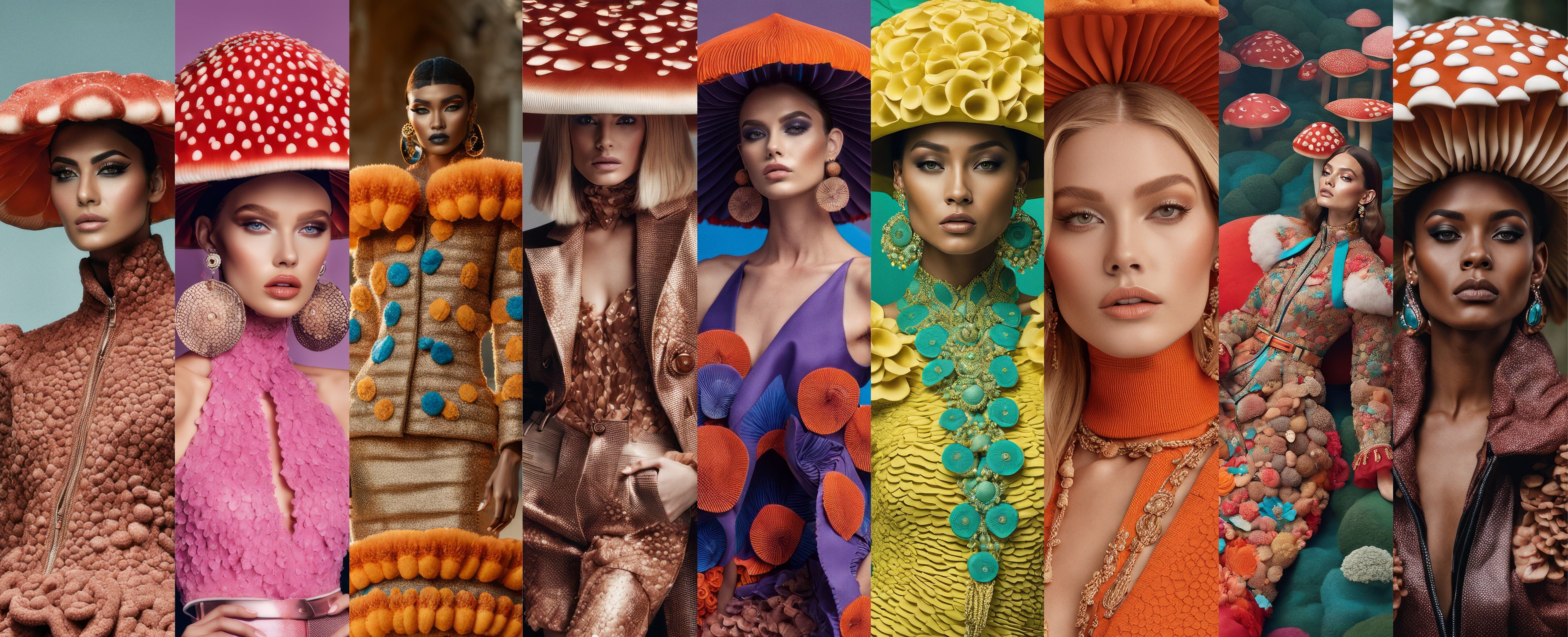 Shroomtastic Style: Exploring Mushroom Couture with AI