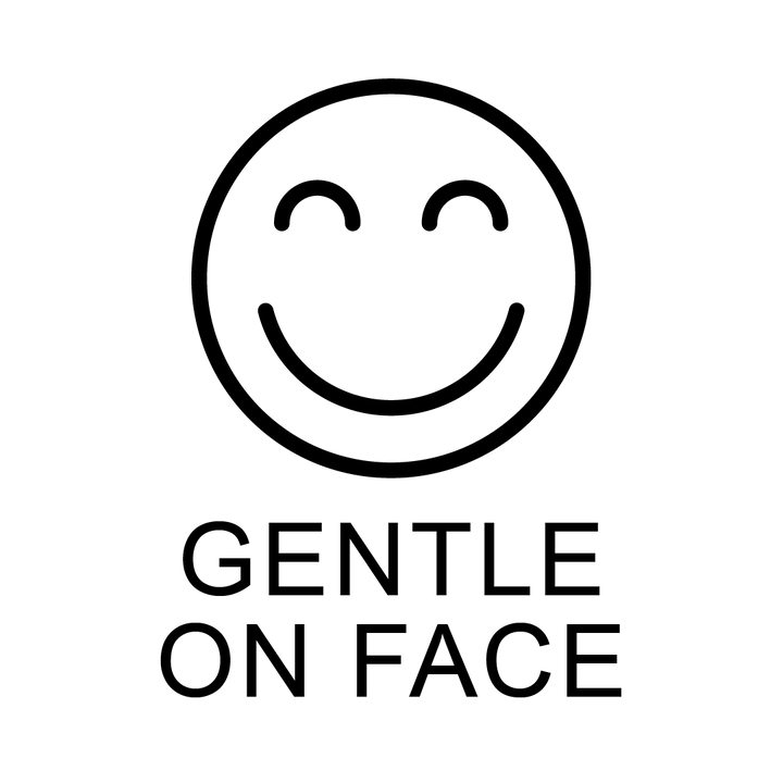 Gentle on face badge